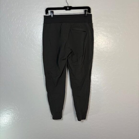 Athleta Jogger Pants Womens 4 Green Zip Pocket Drawstring Trekkie north - Picture 3 of 8